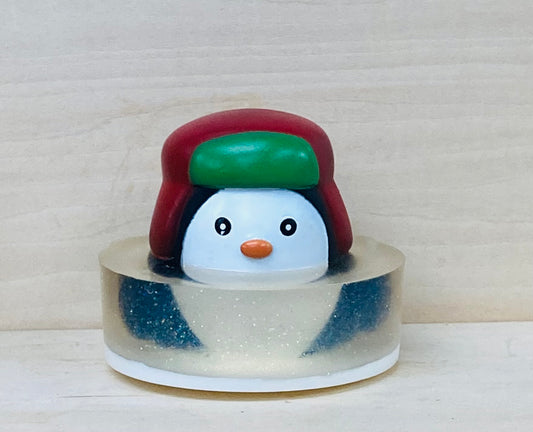 Penguin Suds – Candy Cane Scented Shea Butter and Glycerin Soap
