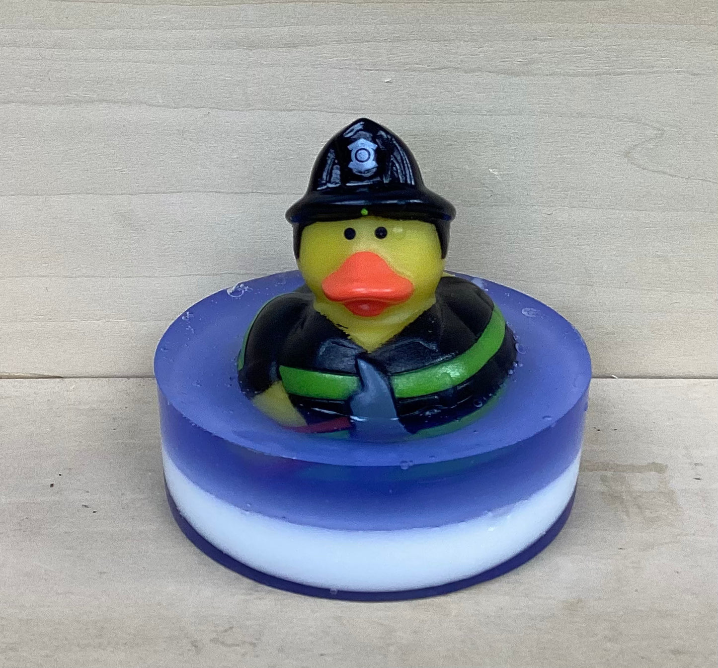 Firefighter Rubber Duck Soap - Ocean Breeze