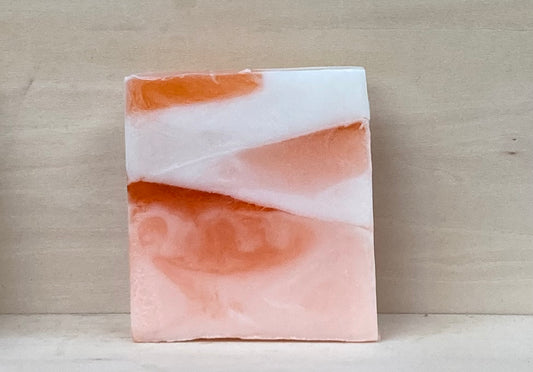 Georgia Peach Scented Goat’s Milk Soap: 4 oz.
Indulge in the sweet, sun-ripened scent of Georgia peaches with this 4 oz bar of Goat’s Milk Soap.
Crafted to provide a soothing, spa-like experience, this soap combines:
The juicy, mouthwatering fragrance of fresh Georgia peaches for a delightful, fruity aroma.
The creamy, nourishing qualities of goat’s milk leave your skin soft and hydrated.
Perfect for your self-care routine or as a thoughtful gift for anyone who loves the fresh, summery scent of peaches.