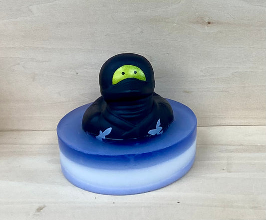 Black Ninja Rubber Duck Soap