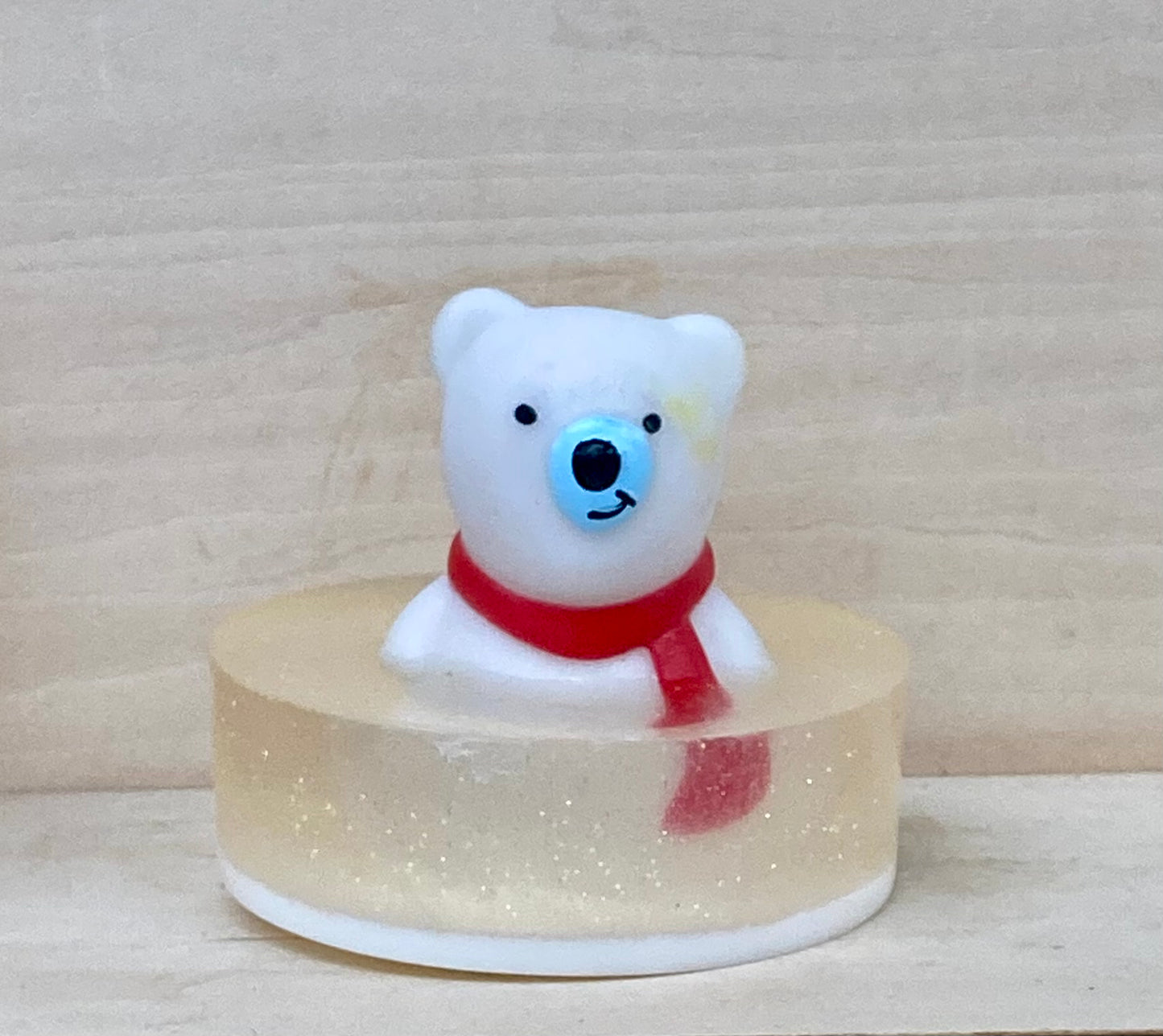 Polar Bear Suds – Candy Cane Scented Shea Butter  Glycerin Soap