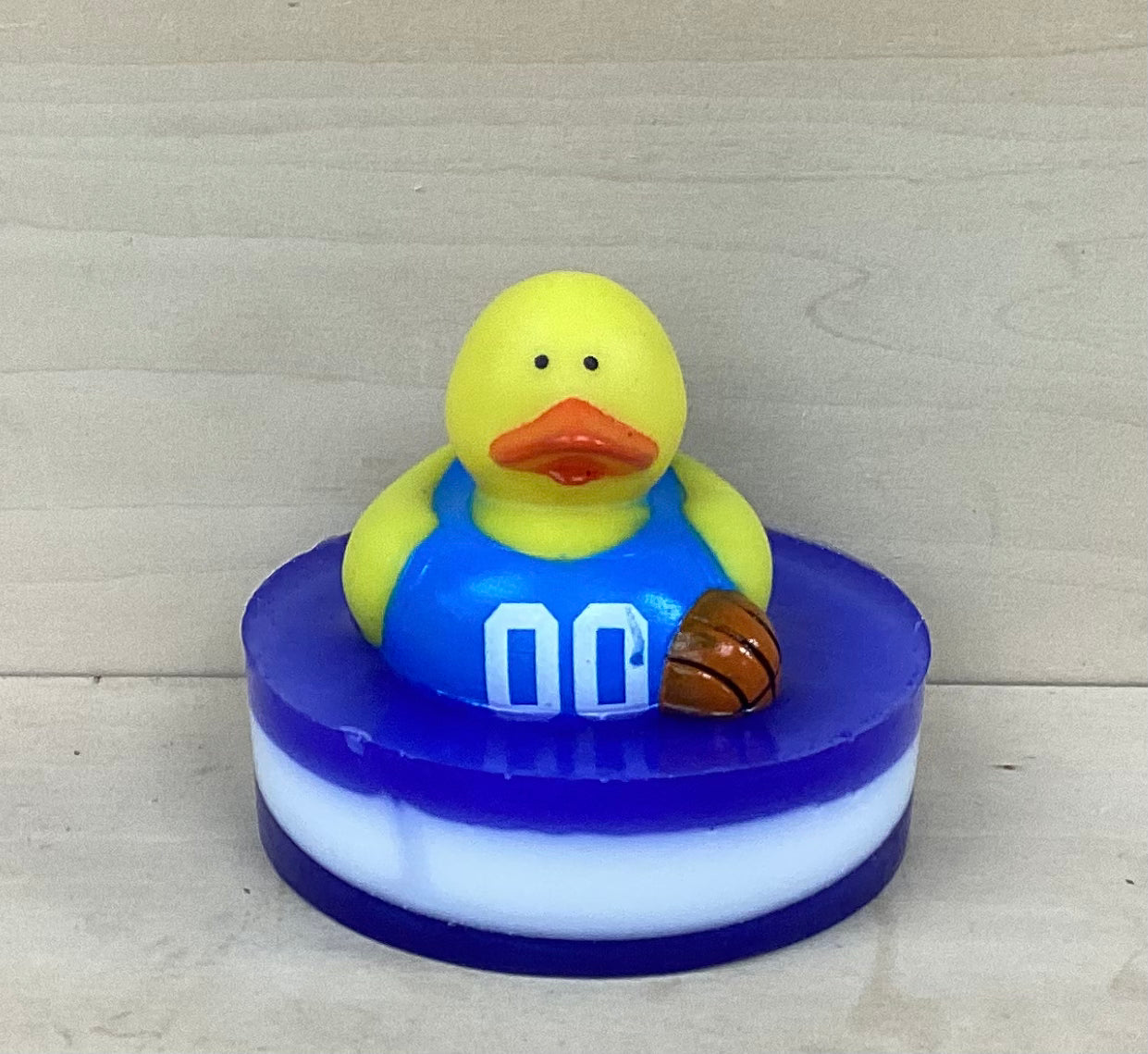 Basketball Player Rubber Duck Shea Butter & Glycerin Soap | Ocean Breeze Scent