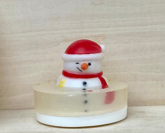 Snowan Suds – Candy Cane Scented Shea Butter and Glycerin Soap