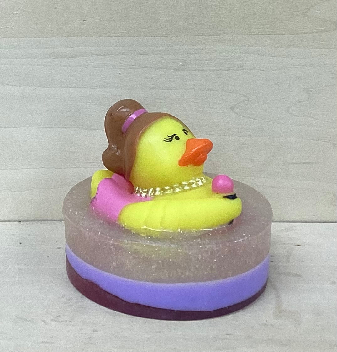 Diva Rubber Duck Soap, Plumeria Scented