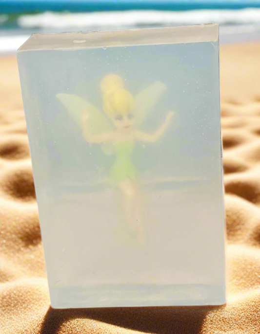 Tinkerbell Toy in a Bar of Glycerin Soap