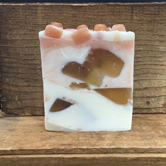Pumpkin Spice Latte scented Goats Milk and Coffee Glycerin scented soap.