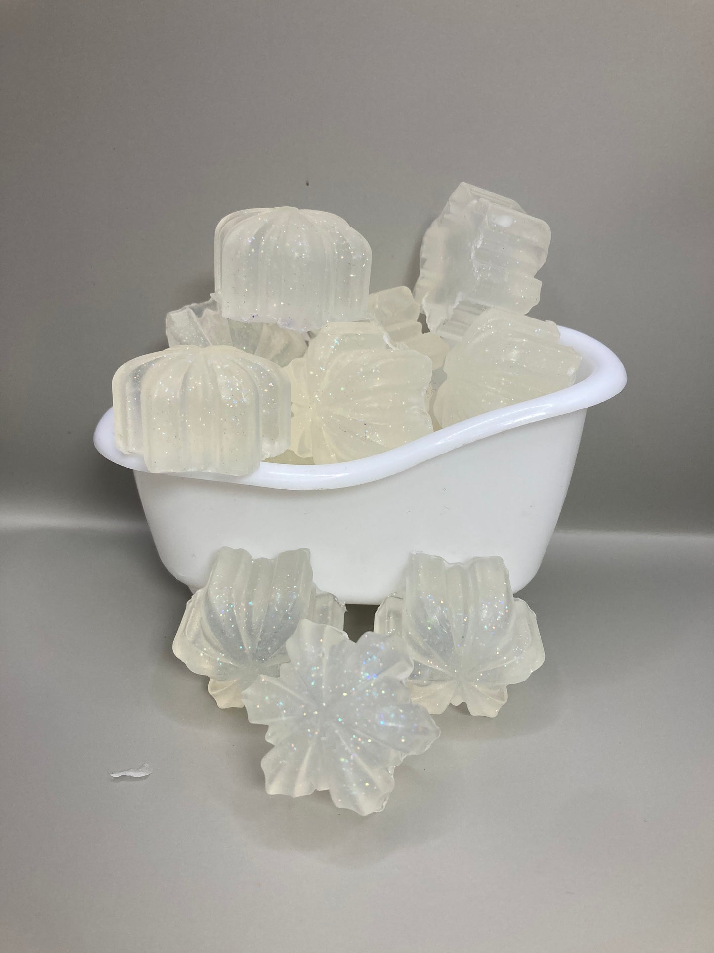 Snowflake shaped Glycerin Soap  $1