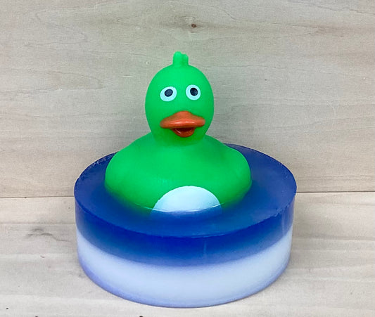 Green Rubber Duck Soap-$10