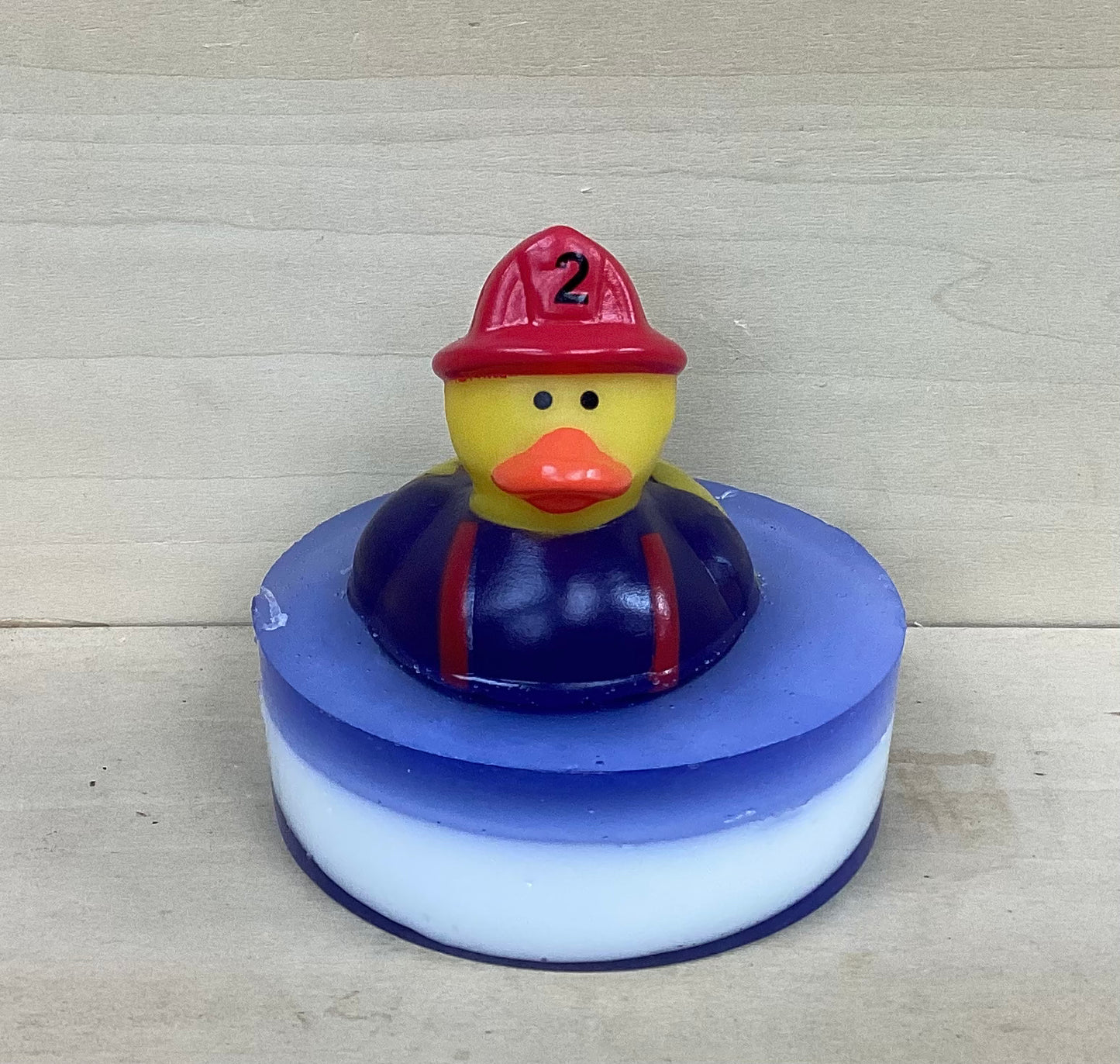 Firefighter Rubber Duck Soap - Ocean Breeze
