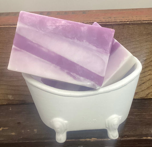 Lilac Scented Goats Milk and Glycerin Bar Soap