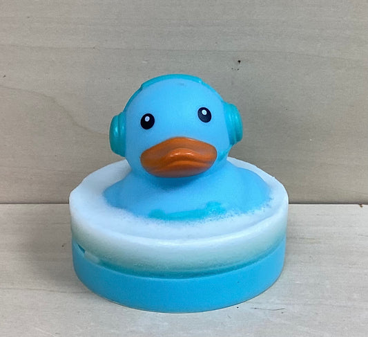 Level Up Gamer!  Glow in the Dark Gamer Rubber Duck on  Glow in the Dark Soap, Fruit Loops Scented