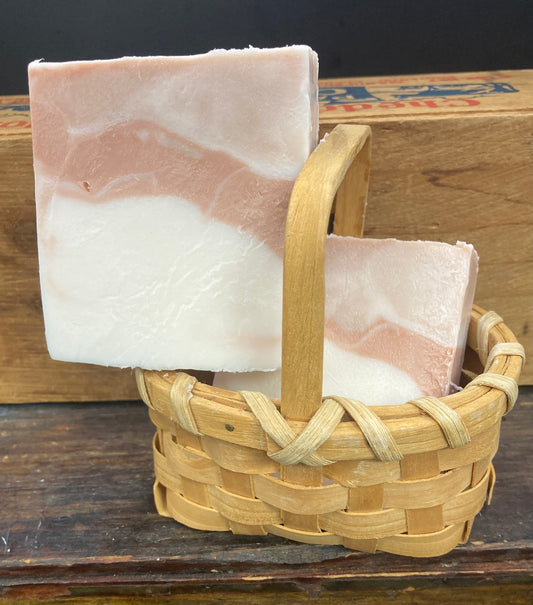  This is a bar of Cocoa Butter Cashmere scented Goats Milk Soap.  It is one of the scents of the year!